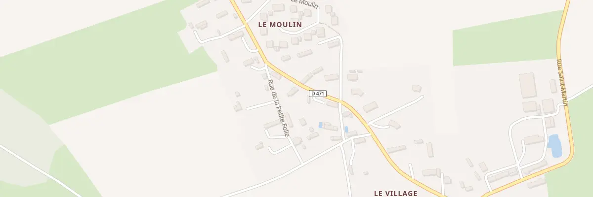 Plan du 7 Rue du Village à Vinnemerville