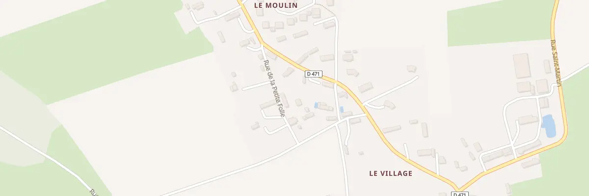 Plan du 1A Rue de la Petite Folie à Vinnemerville