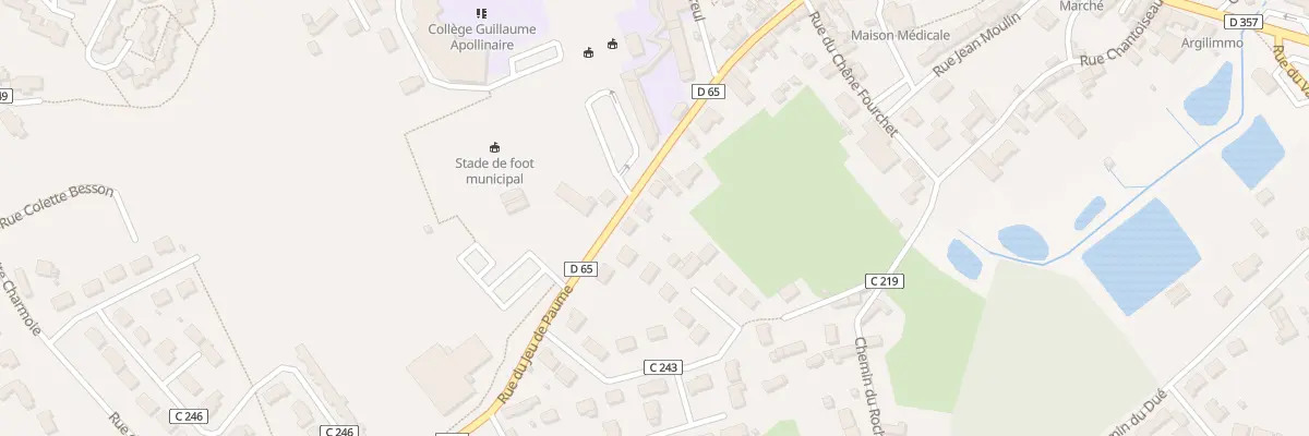 Plan du 53 Rue du Jeu de Paume à Bouloire