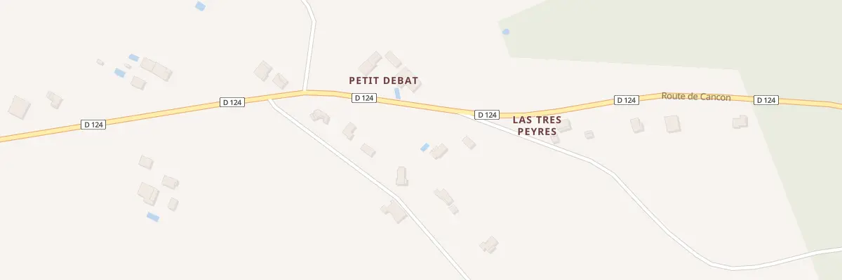 Plan du 826 Rte de Cancon à Monbahus