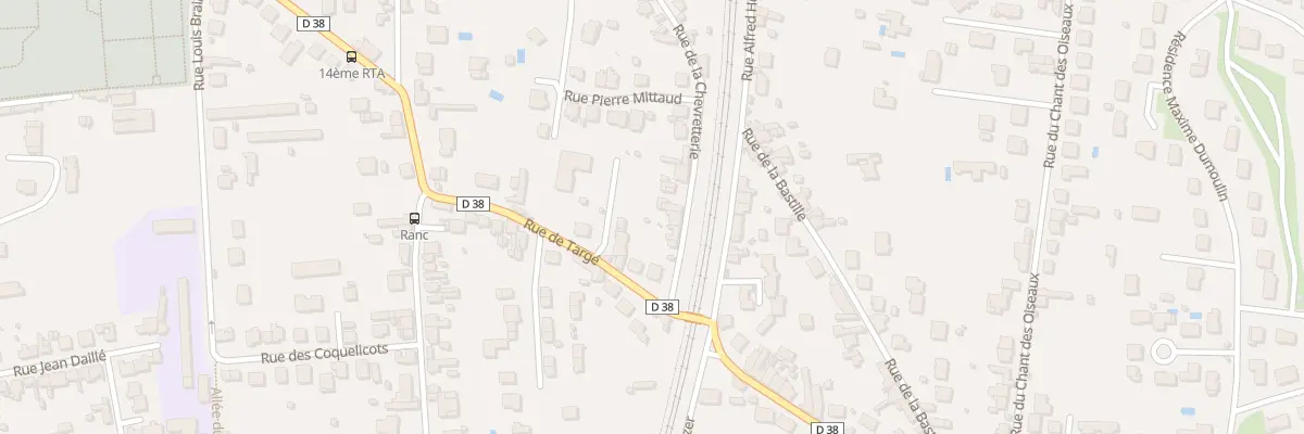 Plan du 158 Rue de la Chevretterie à Châtellerault