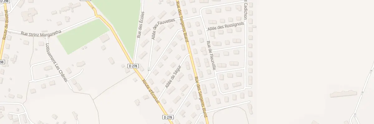 Plan du 13 Rue des Sgts Biard à Aube
