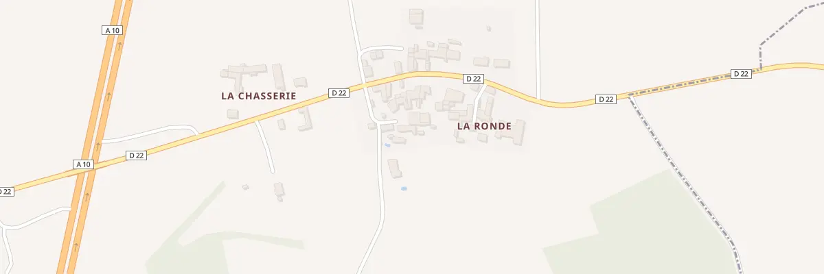 Plan du 5 All de Chamaillard à Vellèches