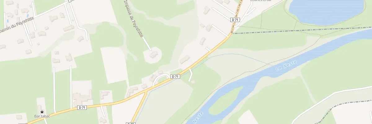 Plan du 25 Rte de Montréjeau à Mazères-de-Neste
