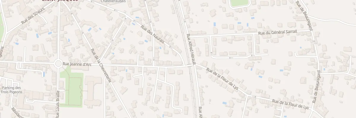 Plan du 82 Rue des Naurais à Châtellerault