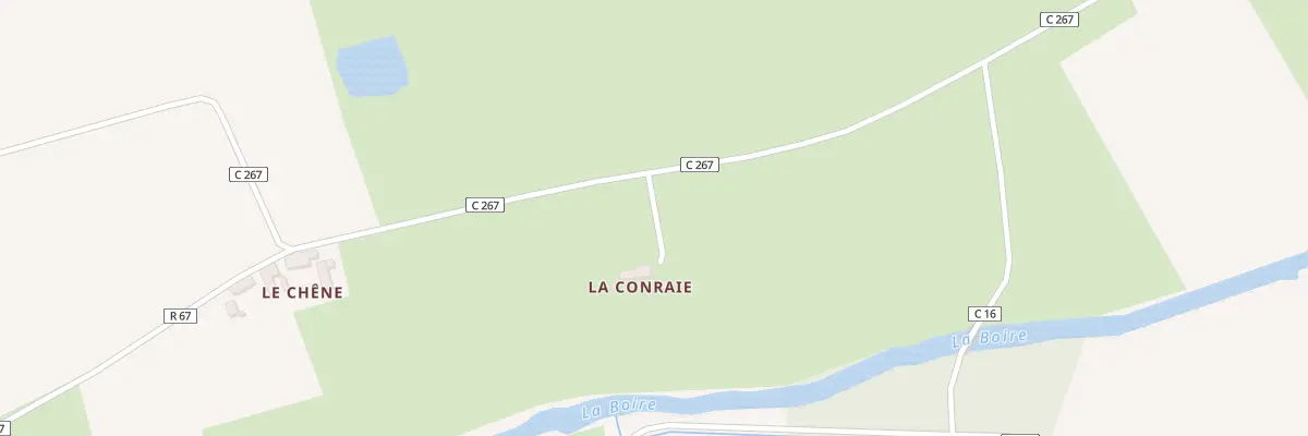 Plan du 609 Rte de la Boire à Lhomme