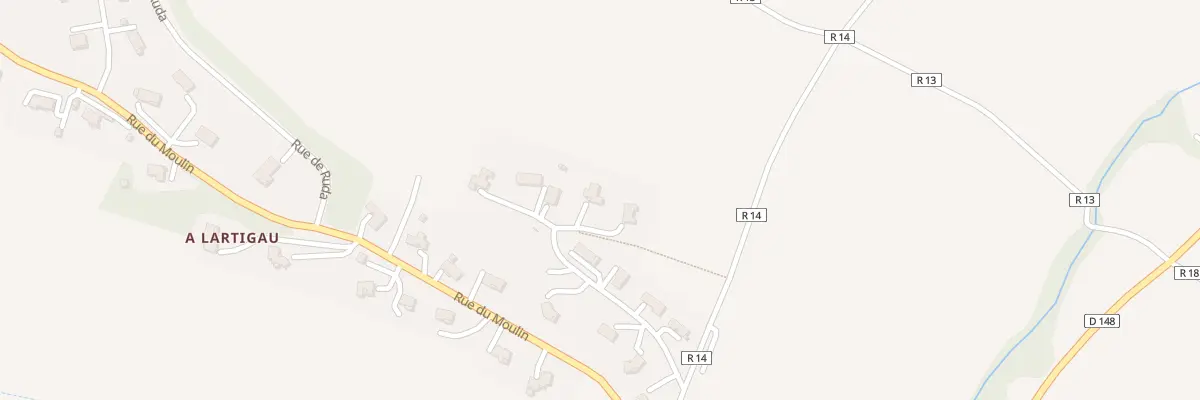 Plan du 12 Au Soulan du Village à Castin