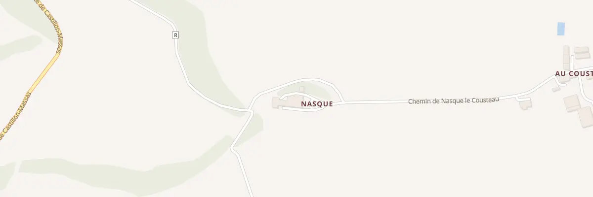Plan du 789 Chem de Nasque le Cousteau à Peyrusse-Massas