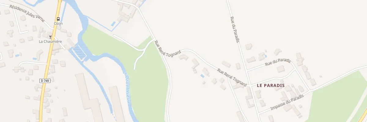 Plan du 30 Rue René Tognard à Châtellerault