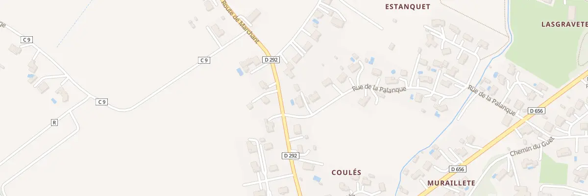 Plan du 24 Rue de la Palanque à Roquefort