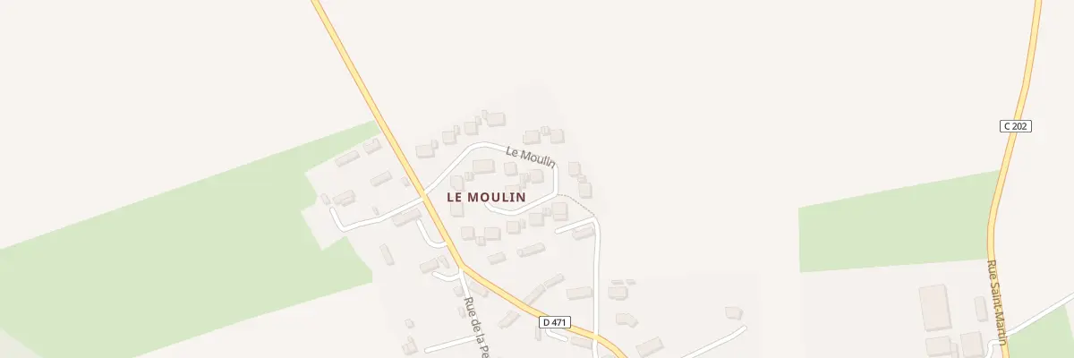 Plan du 18 Le Moulin à Vinnemerville