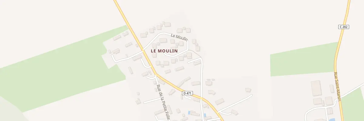 Plan du 10 Le Moulin à Vinnemerville