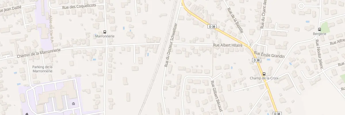 Plan du 80 Rue du Docteur Schweitzer à Châtellerault