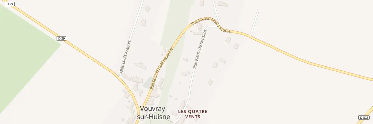 Plan du 6 Rue Pierre de Ronsard à Vouvray-sur-Huisne