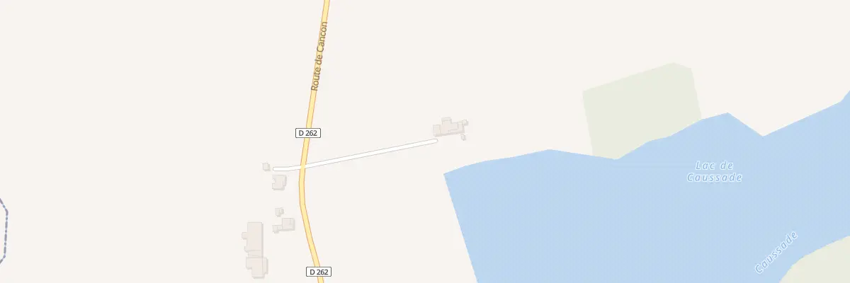 Plan du 340 Rte de Cancon à Pinel-Hauterive