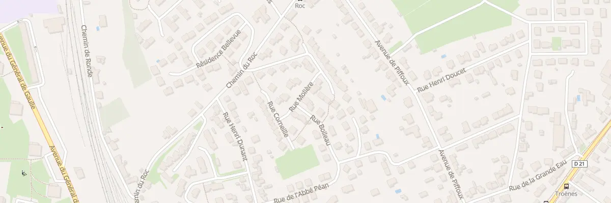 Plan du 4 Rue Molière à Châtellerault