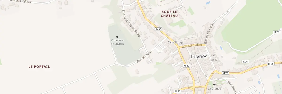 Plan du 2 Rue de la Chantepleure à Luynes