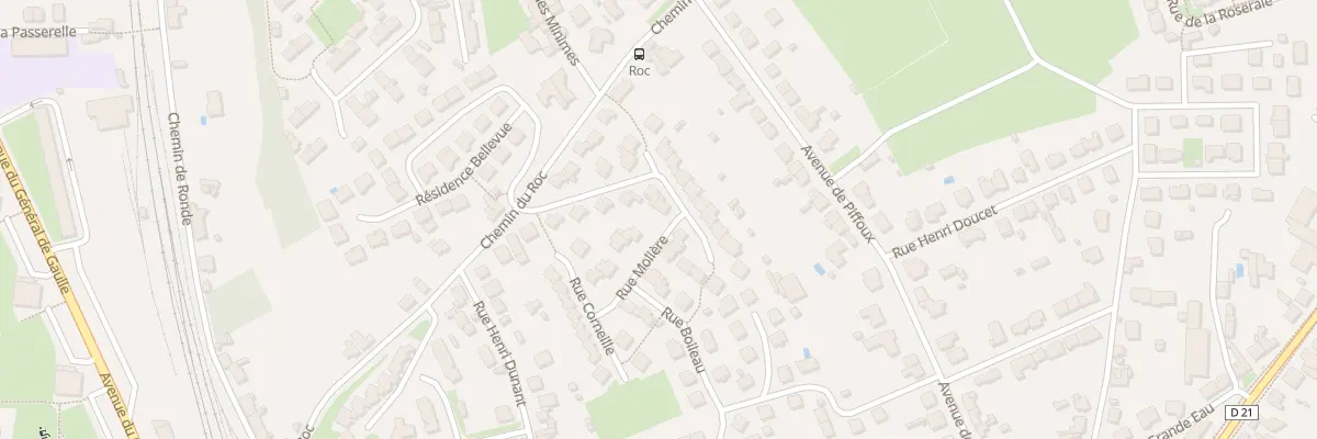 Plan du 7 Rue Racine à Châtellerault