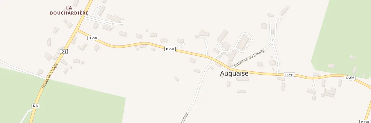 Plan du 264 Rue du Bourg à Auguaise