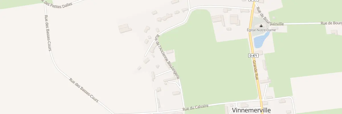 Plan du 1 Rue de l’Ancienne Boulangerie à Vinnemerville