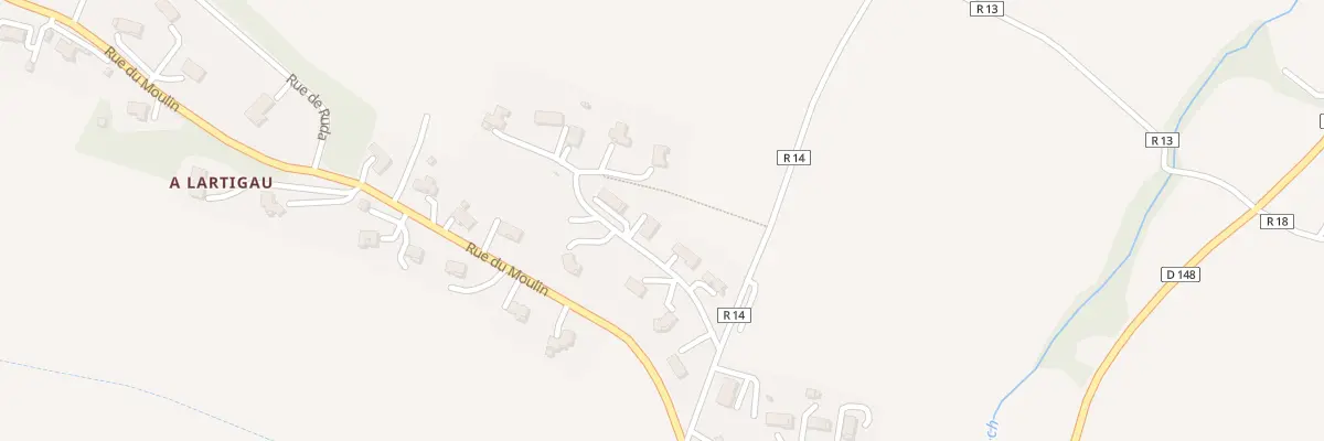 Plan du 6 Lot au Soulan du Village à Castin