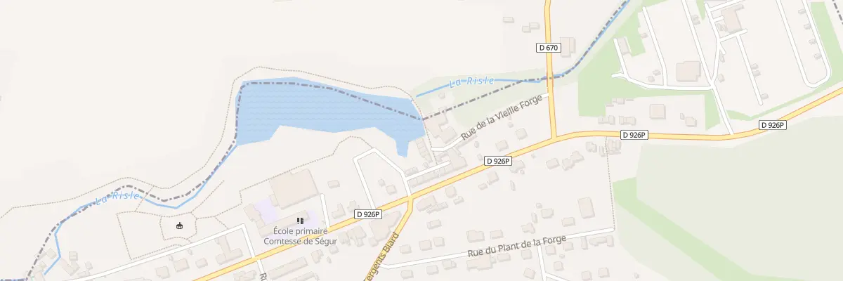 Plan du 9 Rue de la Vieille Forge à Aube