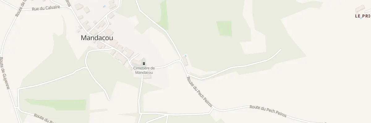 Plan du 74B Le Terme à Plaisance