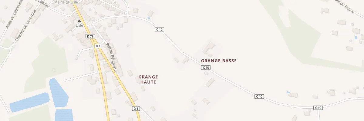 Plan du 200 Rte du Venat à Lisle