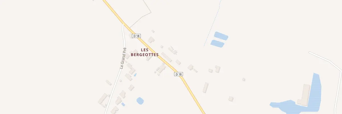 Plan du 6 Les Berjottes à Tercé
