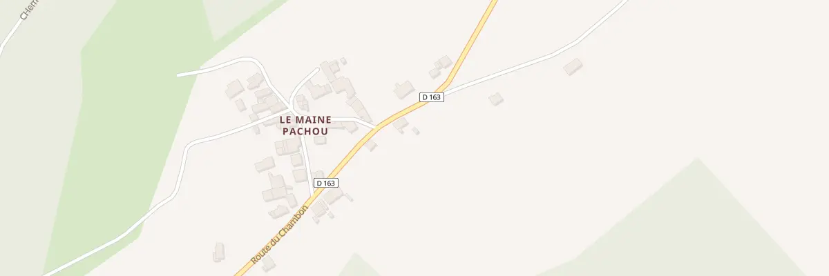 Plan du 19 Rte du Chambon à Écuras