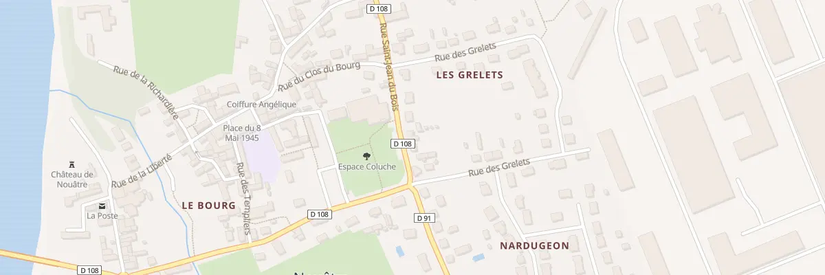 Plan du 6 Rue St Jean du Bois à Nouâtre
