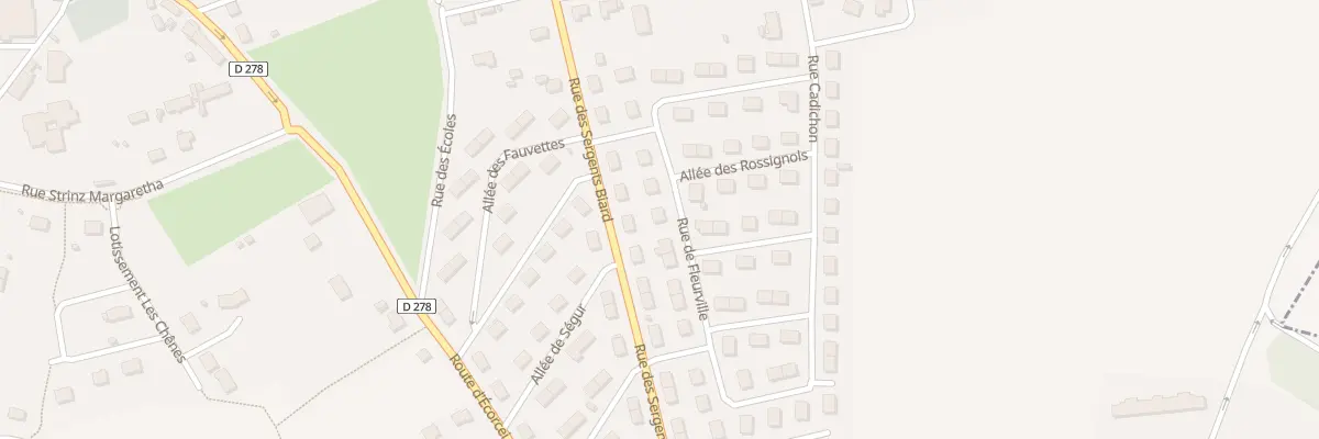 Plan du 6 Rue de Fleurville à Aube