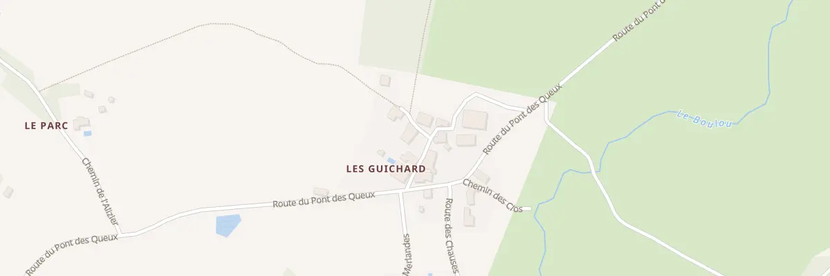 Plan du 36 Les Guichards Nord à Paussac-et-Saint-Vivien