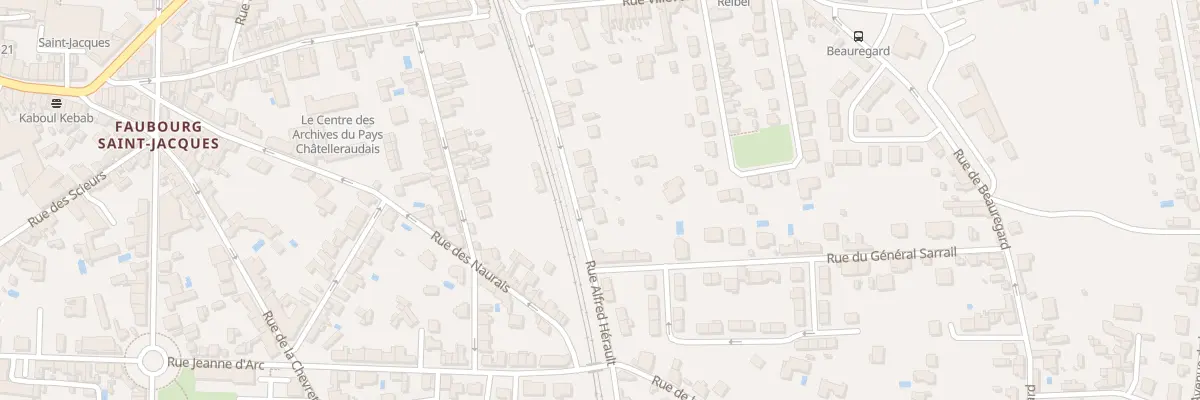 Plan du 118 Rue Alfred Hérault à Châtellerault