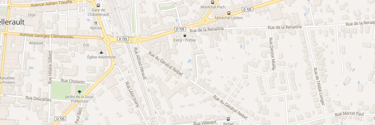 Plan du 27 Rue Général Reibel à Châtellerault