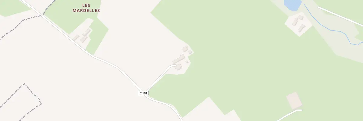 Plan du 5054 La Mauvaisiniere à Dehault