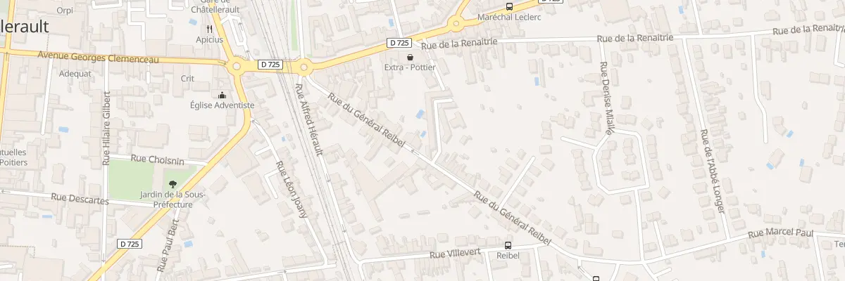 Plan du 31 Rue Général Reibel à Châtellerault