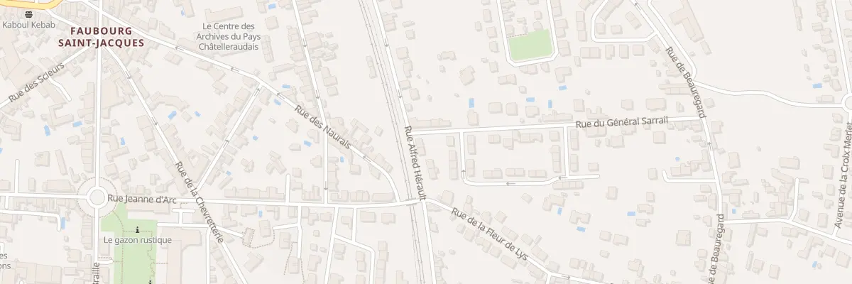 Plan du 106 Rue Alfred Hérault à Châtellerault