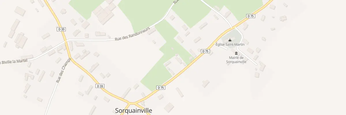 Plan du 8 Rue de l’Eglise à Sorquainville