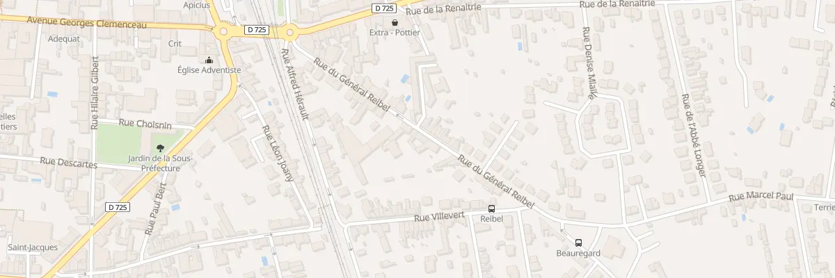 Plan du 30 Rue Général Reibel à Châtellerault