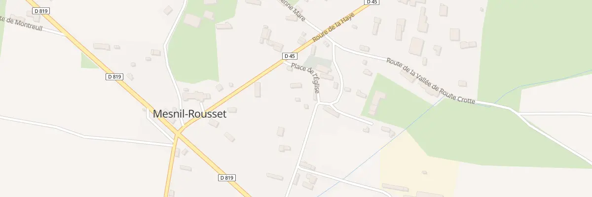 Plan du 189 Rte de l’Église à Mesnil-Rousset