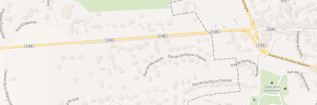 Plan du 4 Rue de Goring on Thames à Bellême