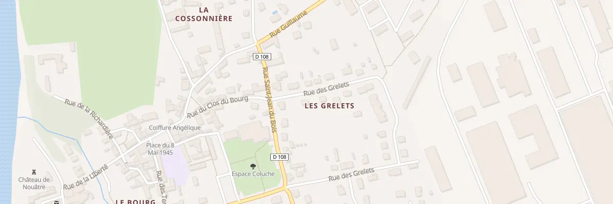 Plan du 2 Rue des Grelets à Nouâtre
