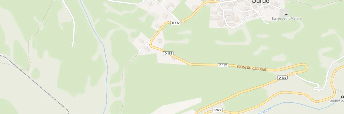 Plan du 1 Argele à Ourde