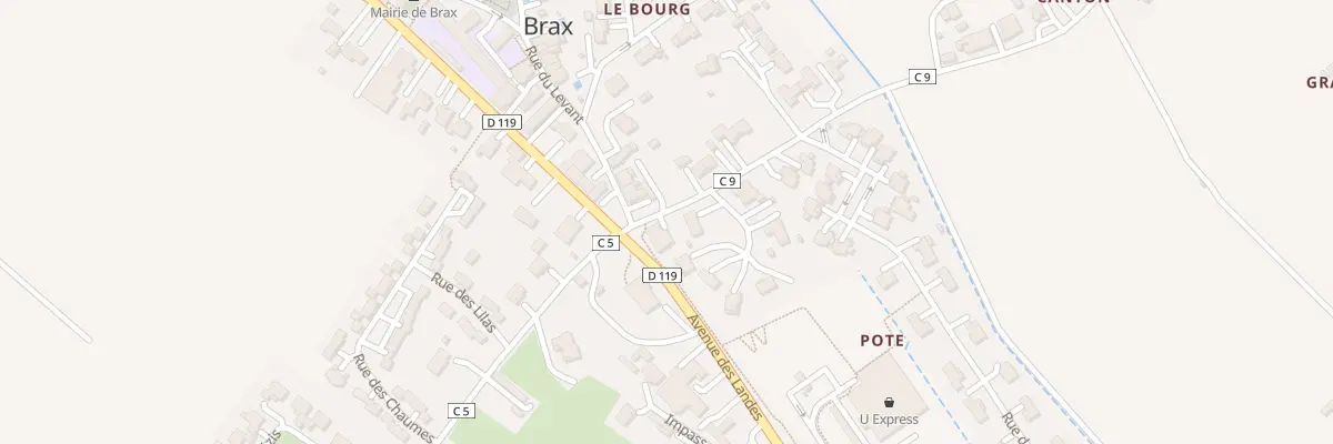 Plan du 24 Pote à Brax