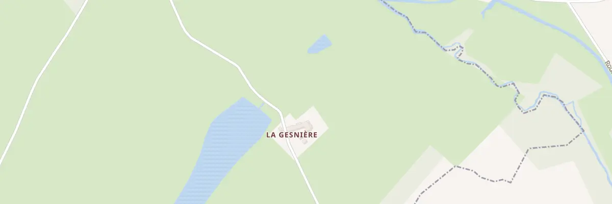 Plan du 164 La Gesniere à Bueil-en-Touraine
