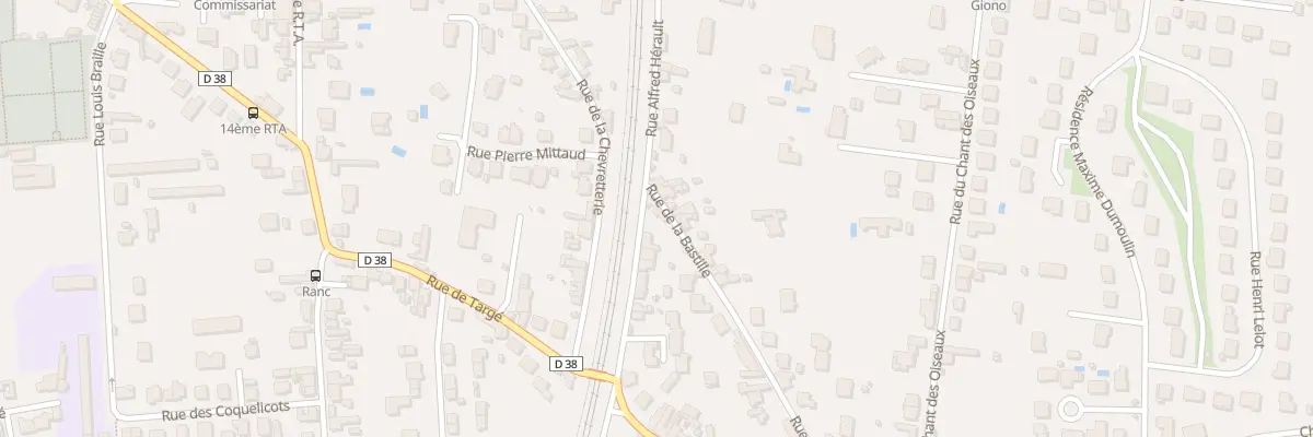 Plan du 26 Rue Alfred Hérault à Châtellerault