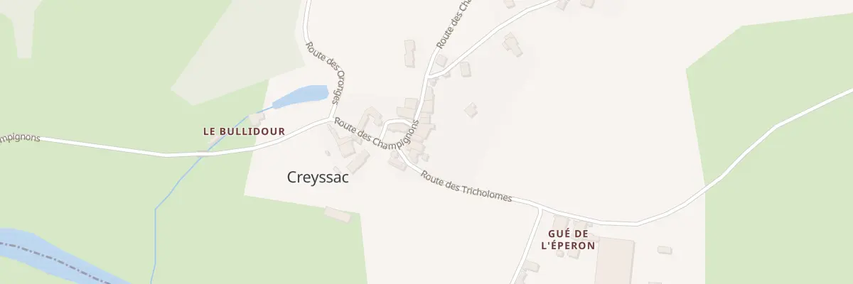 Plan du 5A Le Bourg à Creyssac
