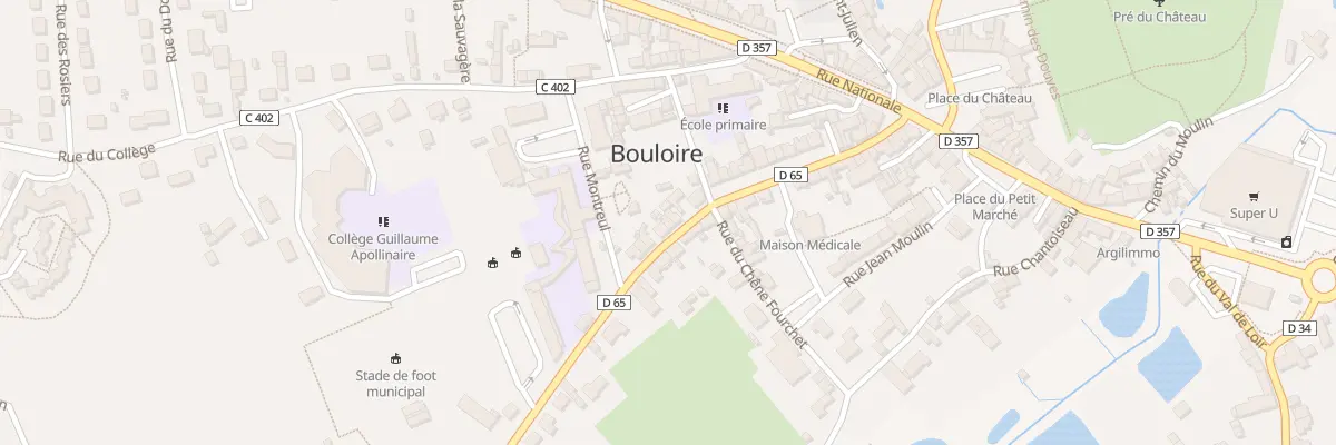 Plan du 36 Rue du Jeu de Paume à Bouloire