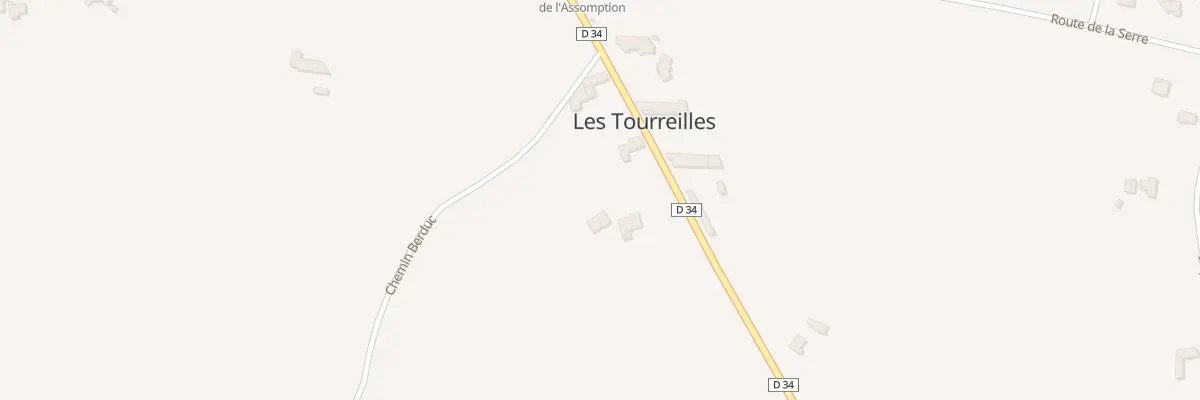 Plan du 16 Rte des Pyrénées aux Tourreilles